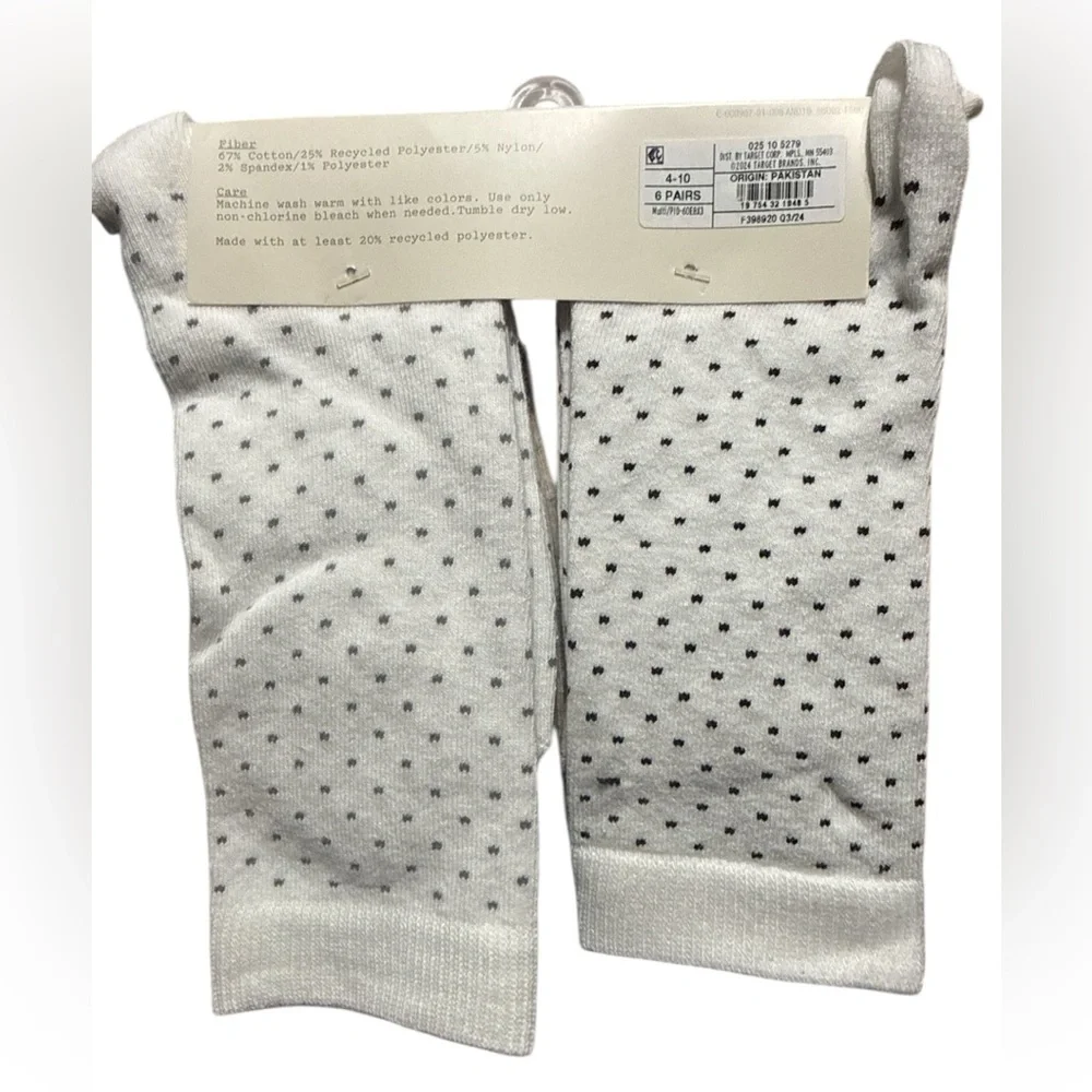 A New Day Women’s Patterned Socks - 12 Pack NWT Size 4-10 Cotton Blend